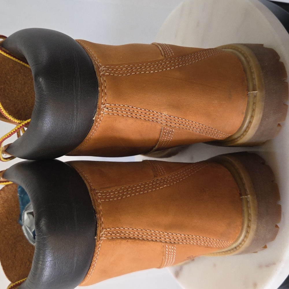 Timberland Leather Boots Size 8.5 Youth = Womens 8-8.5 - Picture 4 of 5